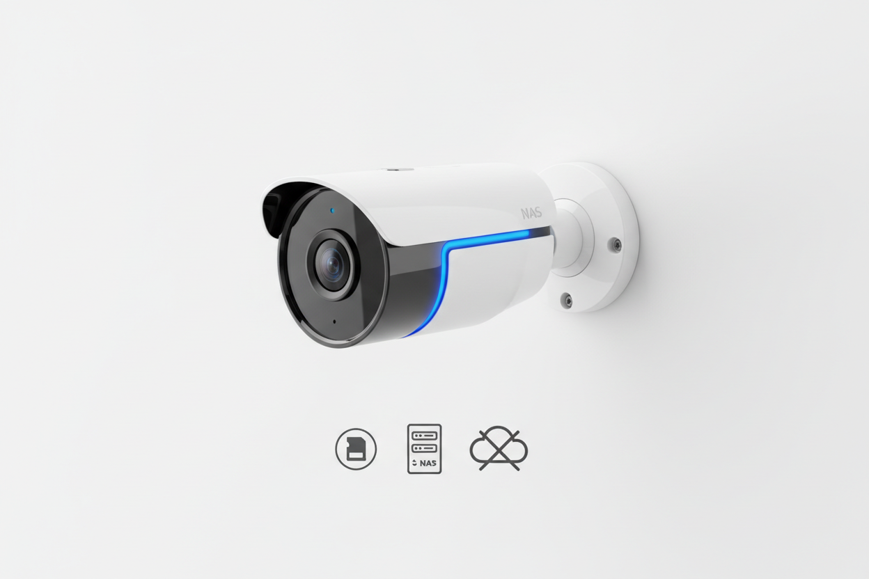 Caméra de surveillance sans cloud : les meilleures solutions avec stockage local en 2026