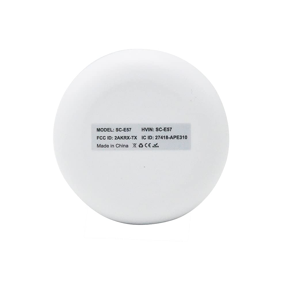 SINGCALL Tuya WiFi Smart Bouton d'urgence SOS, Alarme Personnelle pour Personnes Agées/Enfants/Patients,Téléavertisseur Rechargeable pour Aidants à Domicile,WiFi 2.4Ghz Uniquement, sans Abonnement