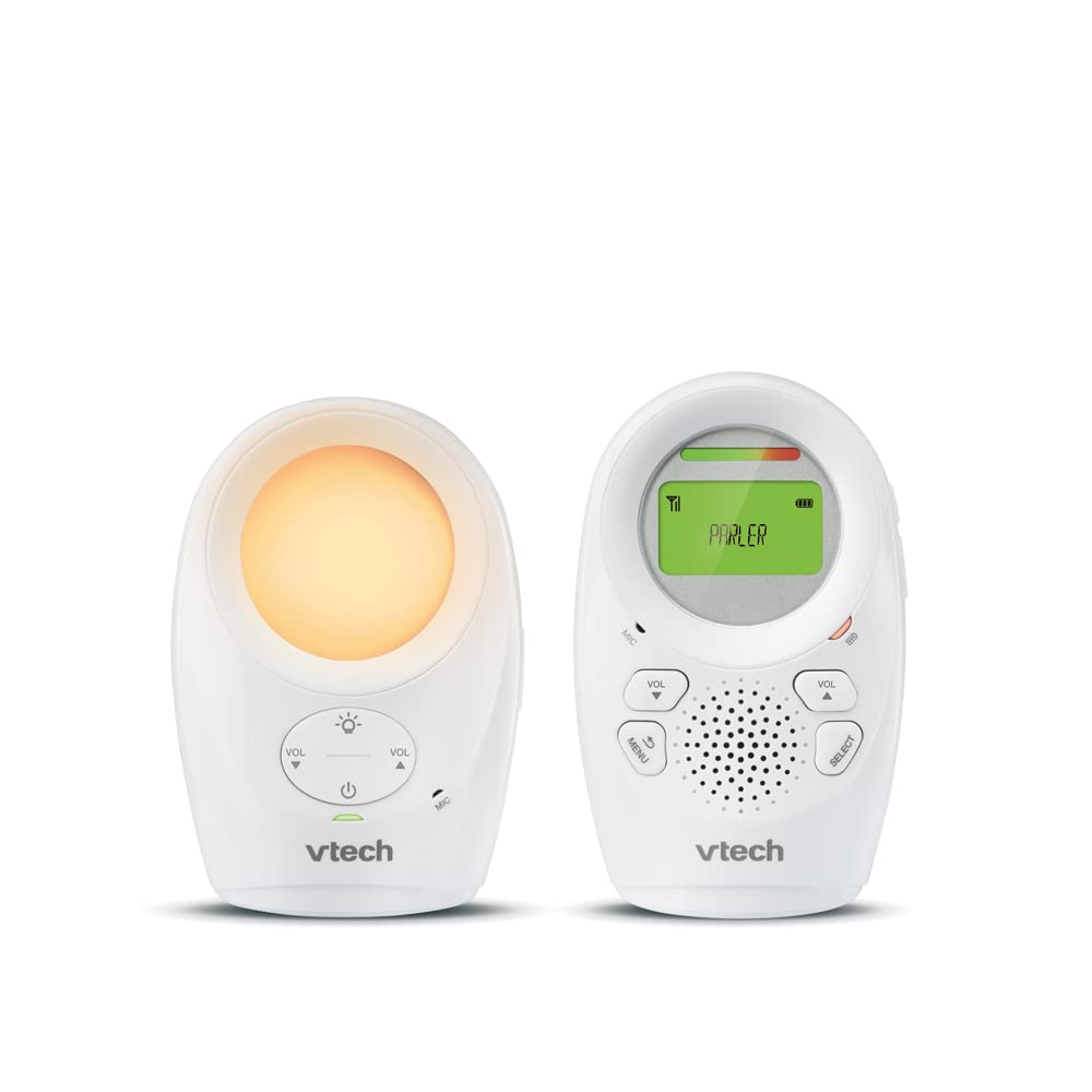 VTech - Babyphone Night Light - Fonction Veilleuse, Communication Parent/bébé - BM1211 - Version FR