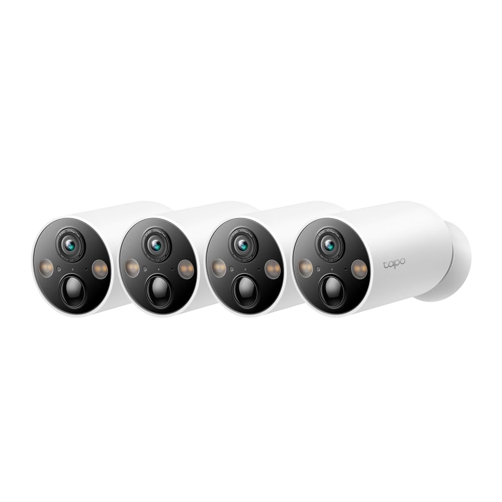 Tapo C425 2.5K 4MP Caméra de Surveillance WiFi Extérieure sans Fil Batterie 10 000mAh Lot de 2, Autonomie de 300j, AI Détection, Vision Nocturne en Couleur, IP66 Etanche, Aucune hub requis