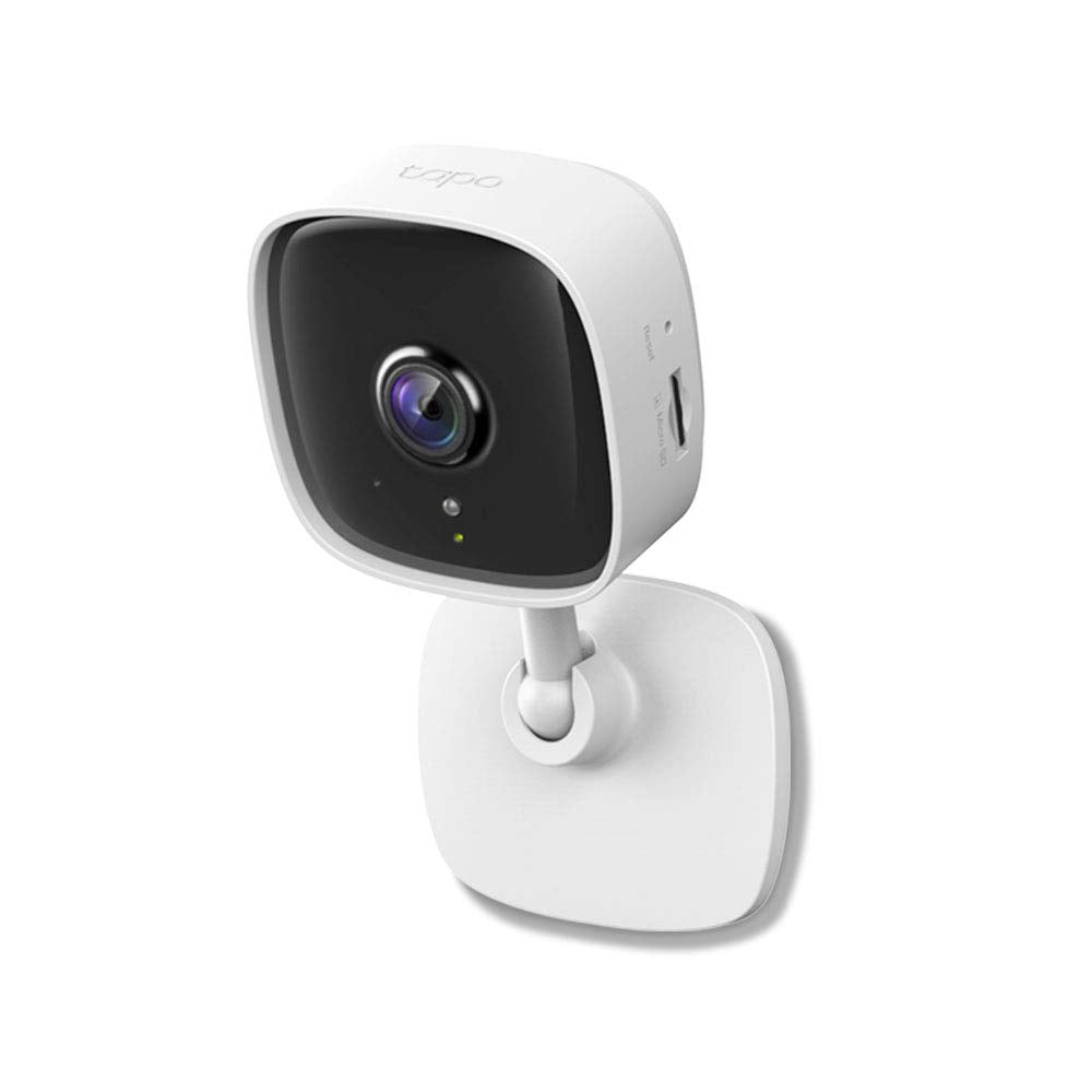Tapo C110 Caméra de Surveillance WiFi intérieure 2K 3MP, Audio bidirectionnel, détection de Mouvement, Alarme sonore et Lumineuse, Vision Nocturne, Compatible avec Alexa, Google Assistant