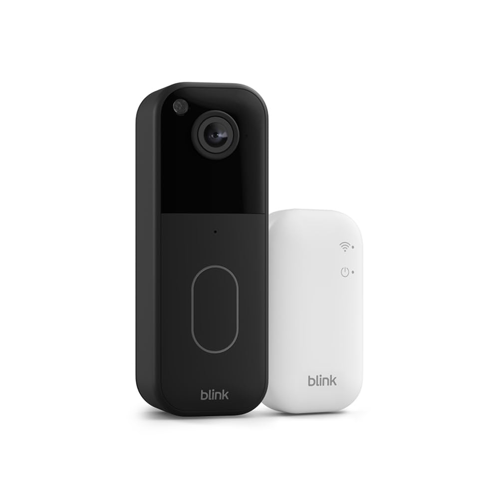 Sonnette vidéo supplémentaire Blink - Vidéo HD en plan moyen, durée de vie des piles de deux ans, IP65 - Module de synchronisation requis non inclus - Blanc