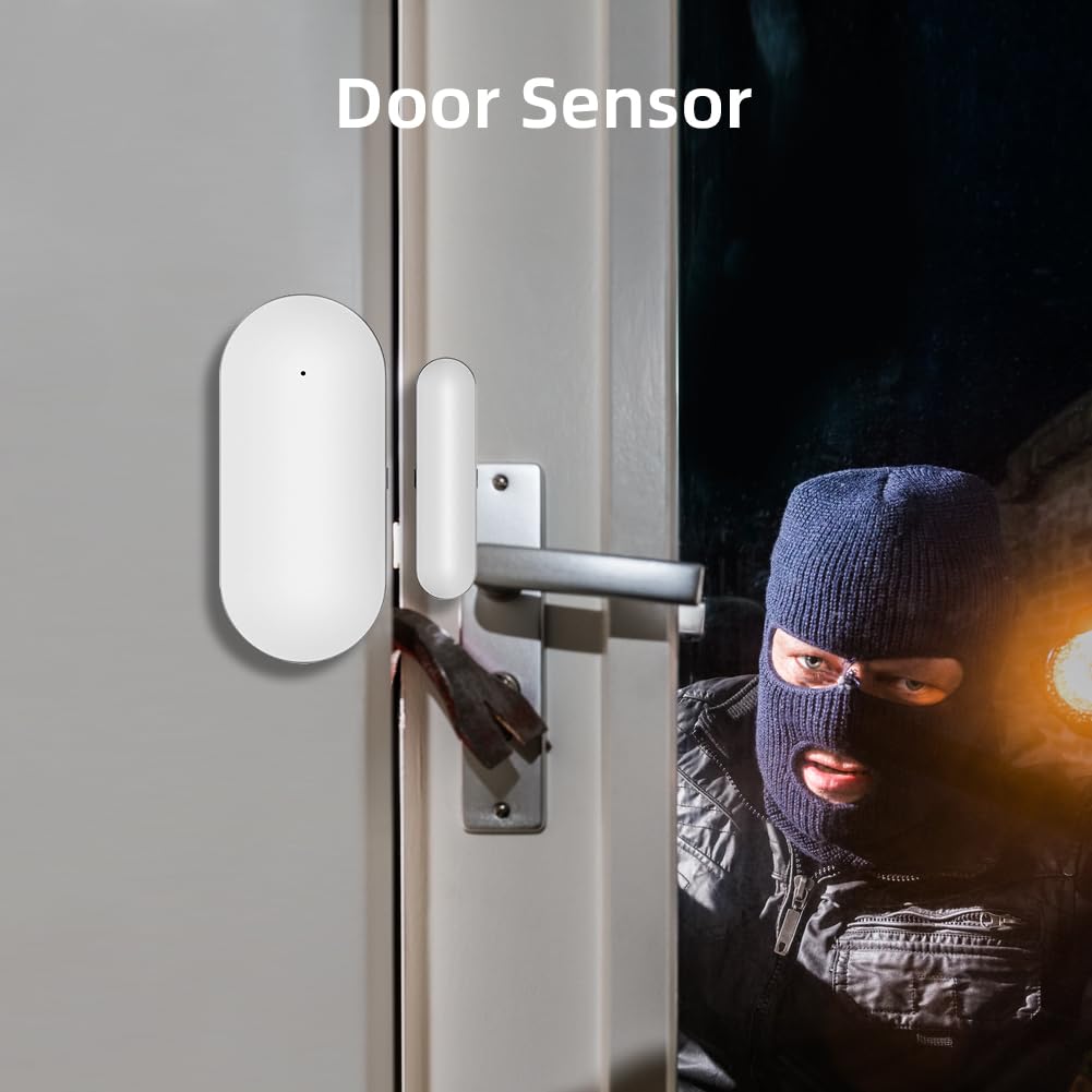 XNY Alarme Maison sans Fil Intelligent WiFi avec Caméra Surveillance Extérieure et Caméra Surveillance Intérieure, Système Alarme Maison 4G, Compatible avec Alexa et Assistant Google