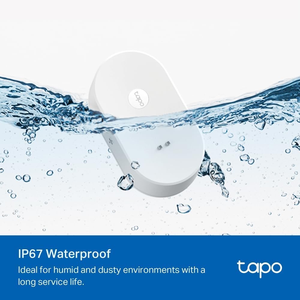 Tapo Détecteur de Mouvement Intelligent Tapo T110, pour la sécurité des fenêtres/Portes, durée de Vie de la Batterie de 1 an et Plus, Notification d'application instantanée, Hub requis