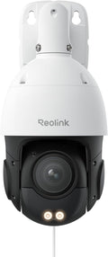 Reolink 4K PTZ Caméra Surveillance PoE, Zoom Optique 3D 16X, Pan 360°+Tilt 90°, Suivi Automatique, Vision Nocturne Jusqu'à 80m, Détection de Personne/Véhicule/Animal, Audio Bidirectionnel, RLC-823S2