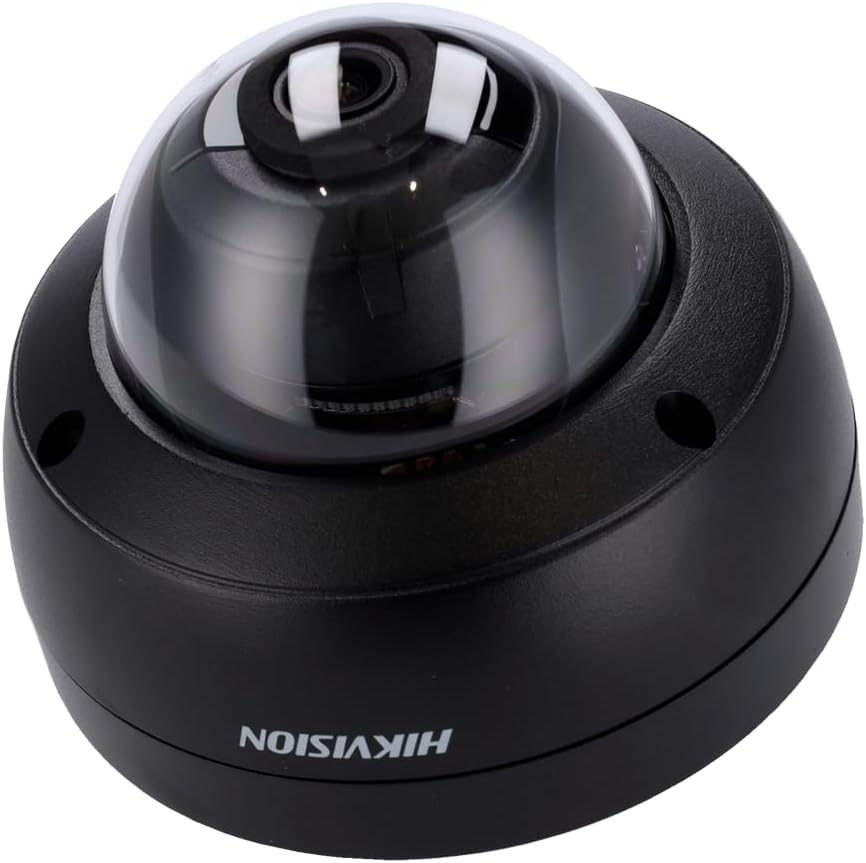 Hikvision - DS-2CD2143G2-IS(2.8mm)(Black) - Caméra dôme IP antivandalisme 4MP - Vision Nocturne 30m