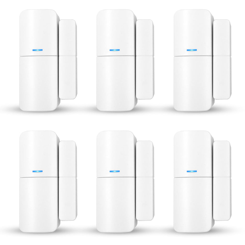 AGSHOME Kit Alarme Maison sans Fil avec Caméra WiFi 1080P, Système d’Alarme Connecté 9 Pièces, Sirène 120 DB, WiFi 2.4GHz, Compatible Alexa