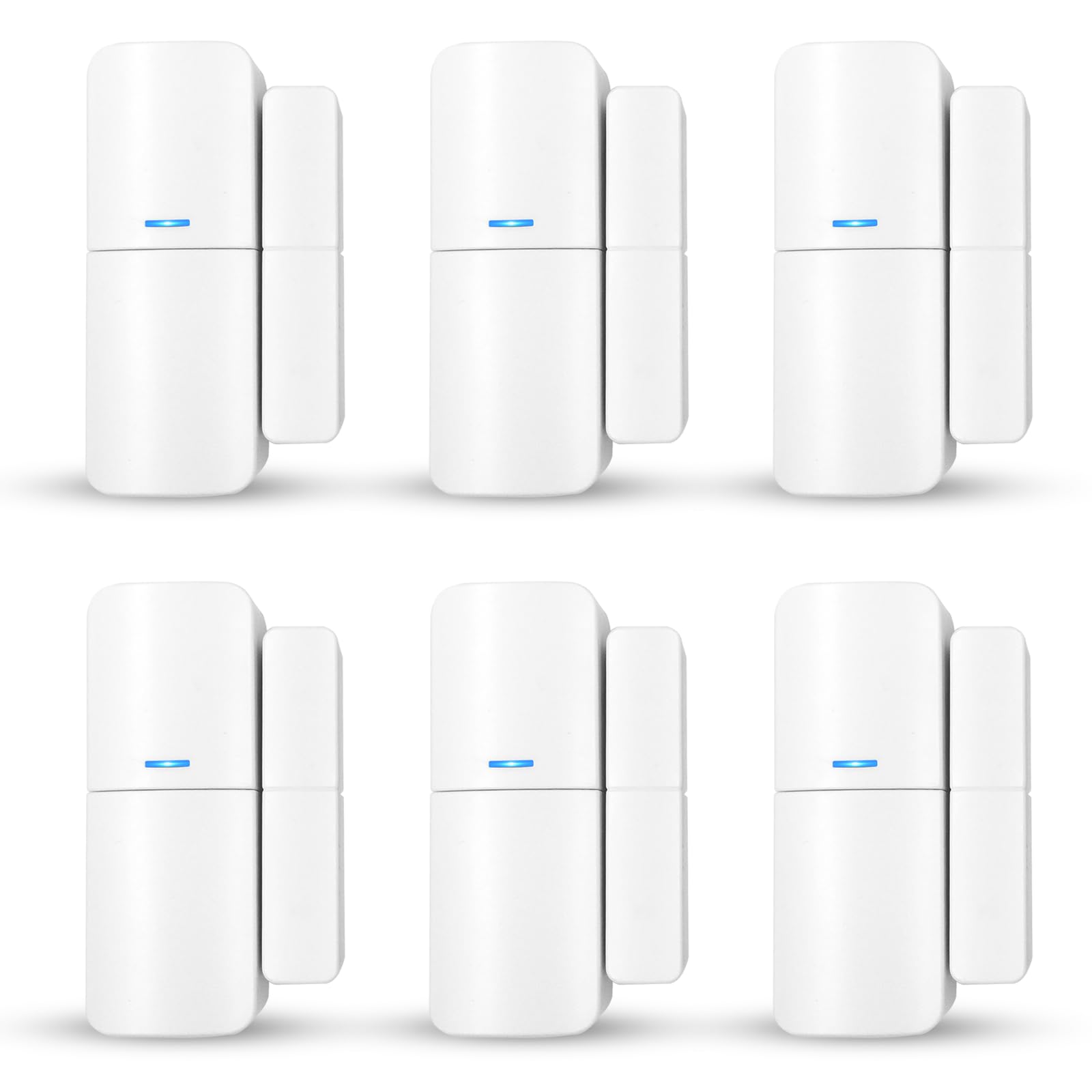 AGSHOME Kit Alarme Maison sans Fil avec Caméra WiFi 1080P, Système d’Alarme Connecté 9 Pièces, Sirène 120 DB, WiFi 2.4GHz, Compatible Alexa