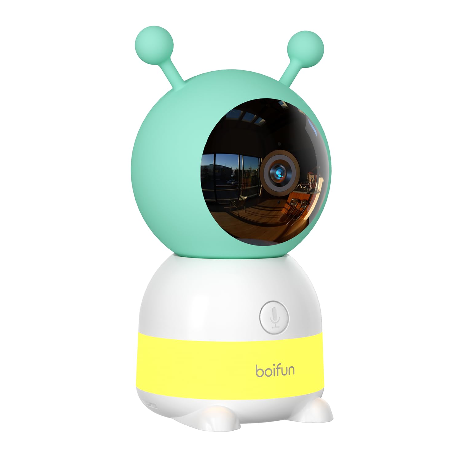 BOIFUN Babyphone Camera Bébé 2K, Baby Phone avec Caméra WiFi et Moniteur 5", Vision Nocturne Invisible, Veilleuse Bébé Colorée Réglable, Alerte Mouvements/Pleurs, Température, Zoom 4X, Rappel Biberon