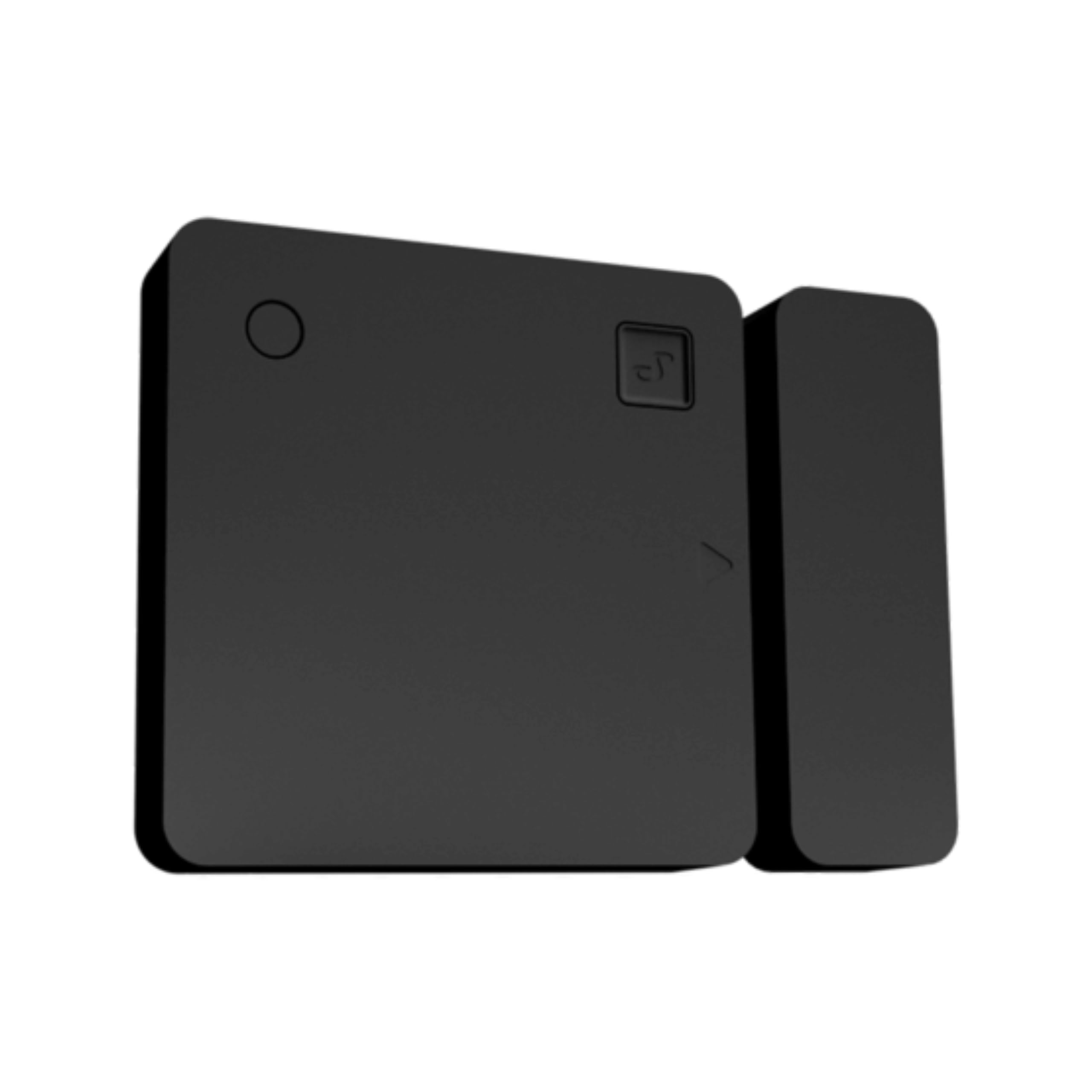 Shelly Blu Door/Window Noir - Détecteur d’Ouverture Porte/fenêtre Bluetooth, Alarme Sécurité Maison, Capteur lumière et Angle d'inclinaison, Pile 2 Ans, Cryptage