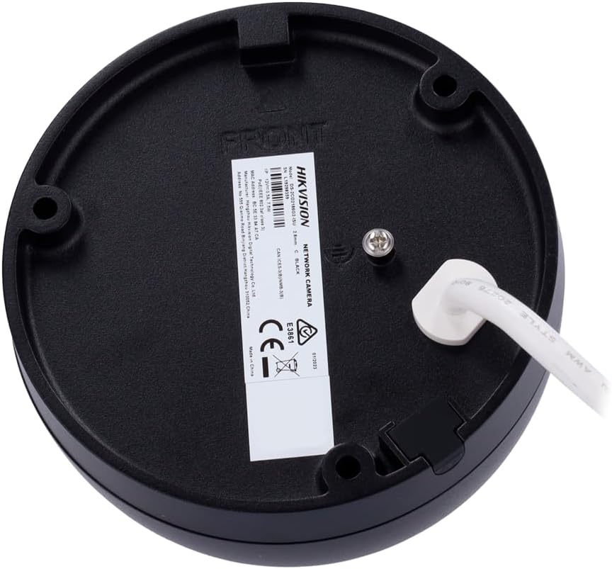 Hikvision - DS-2CD2143G2-IS(2.8mm)(Black) - Caméra dôme IP antivandalisme 4MP - Vision Nocturne 30m