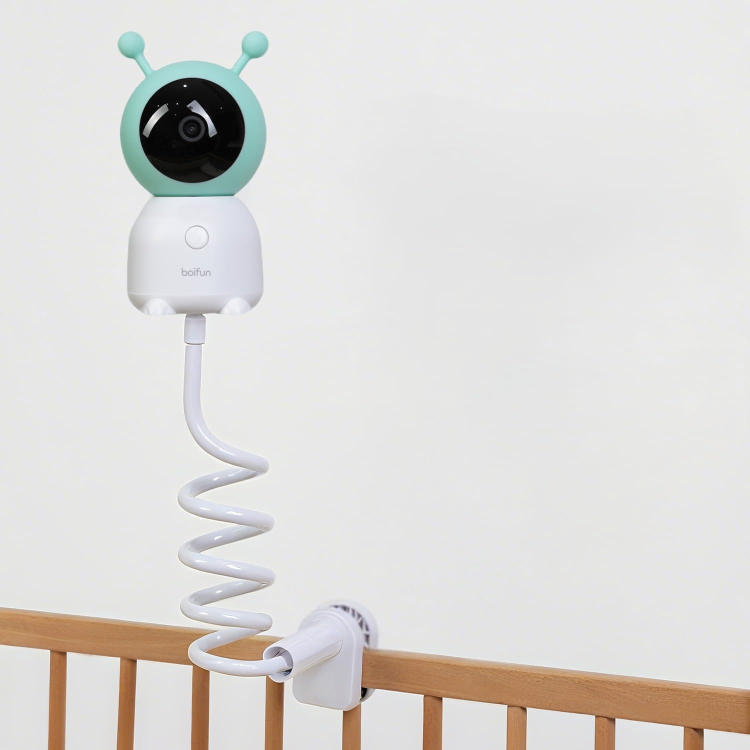 BOIFUN Babyphone Camera Bébé 2K, Baby Phone avec Caméra WiFi et Moniteur 5", Vision Nocturne Invisible, Veilleuse Bébé Colorée Réglable, Alerte Mouvements/Pleurs, Température, Zoom 4X, Rappel Biberon