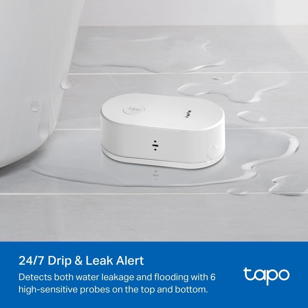 Tapo Détecteur de Mouvement Intelligent Tapo T110, pour la sécurité des fenêtres/Portes, durée de Vie de la Batterie de 1 an et Plus, Notification d'application instantanée, Hub requis