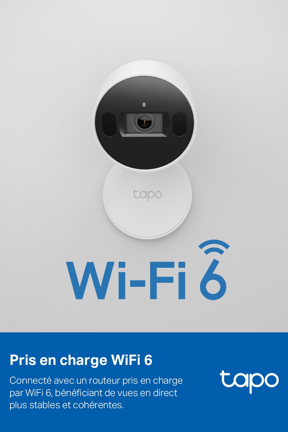 Tapo C110 Caméra de Surveillance WiFi intérieure 2K 3MP, Audio bidirectionnel, détection de Mouvement, Alarme sonore et Lumineuse, Vision Nocturne, Compatible avec Alexa, Google Assistant