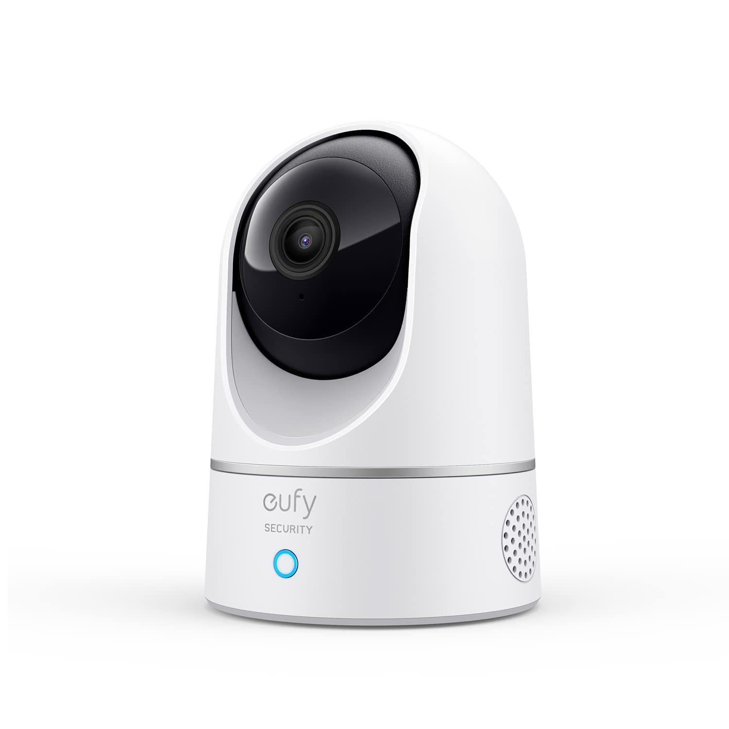eufy Security IndoorCam E220 Camera Interieur sans Fil, 2K Pan & Tilt, Camera Surveillance WiFi, Détection des Humains et Animaux par l'IA, Assistants Vocaux, Carte microSD Requise