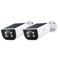 AOQEE Camera Surveillance WiFi Exterieure sans Fil - 2K Camera Exterieur Batterie Panneau Solaire intégré, Étanche IP65, PIR détection, Détection Humaine AI, Vision Nocturne Couleur, Compatible Alexa