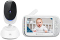 Caméra de Surveillance pour bébé Motorola Nursery VM75 - Moniteur pour bébé avec unité parentale de 5 Pouces - Caméra pour bébé avec Vision Nocturne, Zoom numérique
