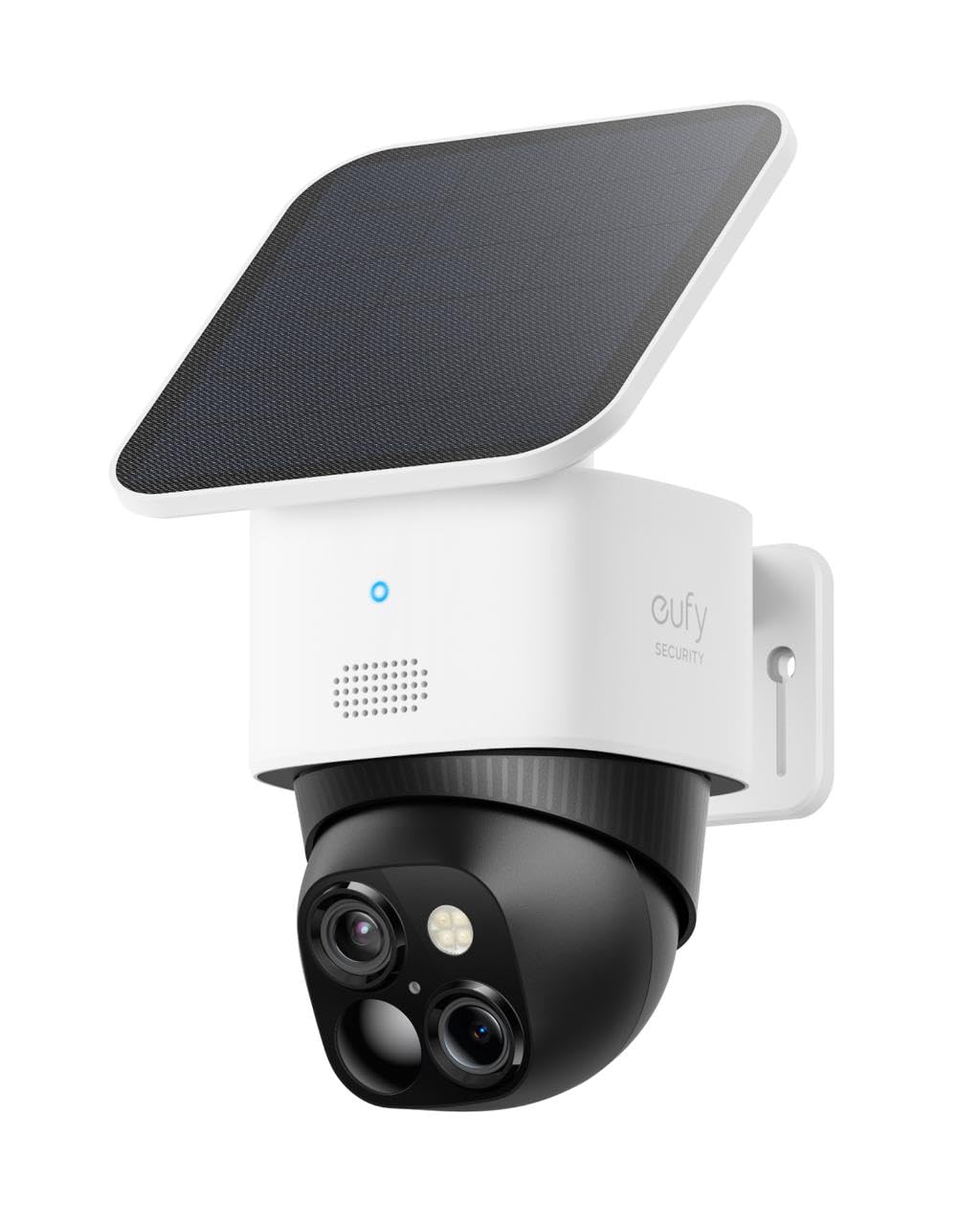 eufy Security SoloCamS340 caméra de sécurité Solaire, Camera Surveillance WiFi exterieure sans Fil, Surveillance 360° 3K, sans Angle Mort, Wi-FI 2,4 GHz, sans Frais mensuels, Compatible HomeBase 3,2+1