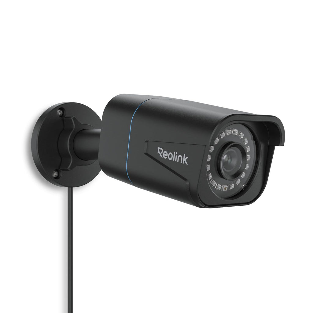 Reolink 4K Caméra IP PoE avec Détection Personne/Véhicule/Animal, Caméra de Surveillance Extérieure avec Etanche IP67, Fente pour Carte microSD, Vision Nocturne IR, Support Audio, Time Lapse, RLC-810A