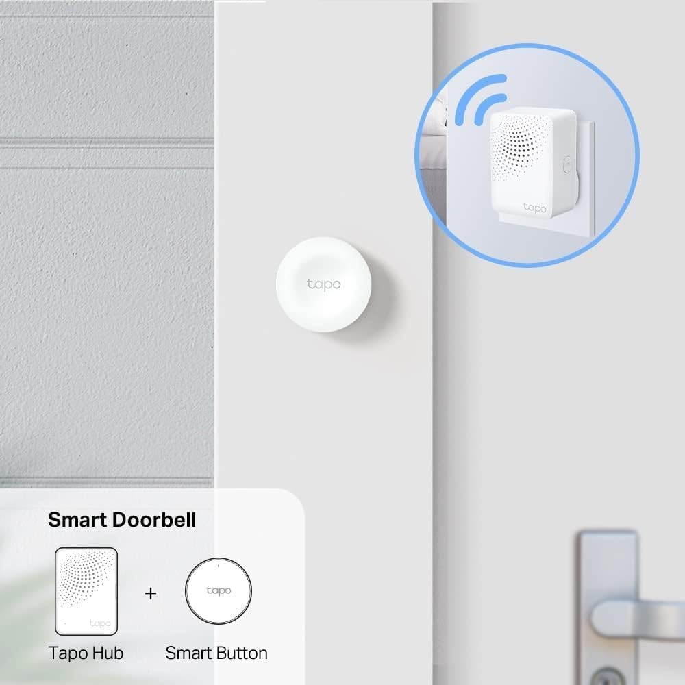 Tapo Détecteur de Mouvement Intelligent Tapo T110, pour la sécurité des fenêtres/Portes, durée de Vie de la Batterie de 1 an et Plus, Notification d'application instantanée, Hub requis