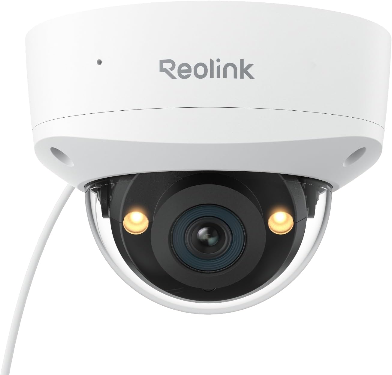 Reolink 12MP Caméra Surveillance PoE, Grand Angle de Vue 145°, Anti-Vandalisme IK10, Vision Nocturne Couleur, Audio Bidirectionnel, Détection Personne/Véhicule/Animal, IP67, RLC-1240A