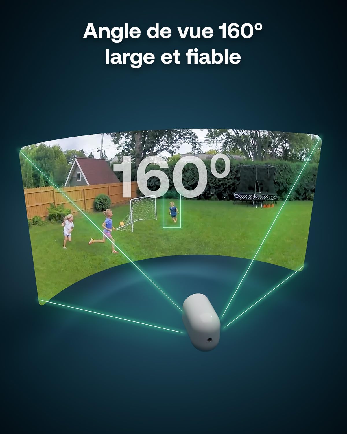 Arlo Pro 6 - Système de caméra de sécurité extérieure sans fil avec 2 panneaux solaires, 2K+ HDR, caméra extérieure fonctionnant sur batterie, vision nocturne couleur avancée, suivi automatique, essai