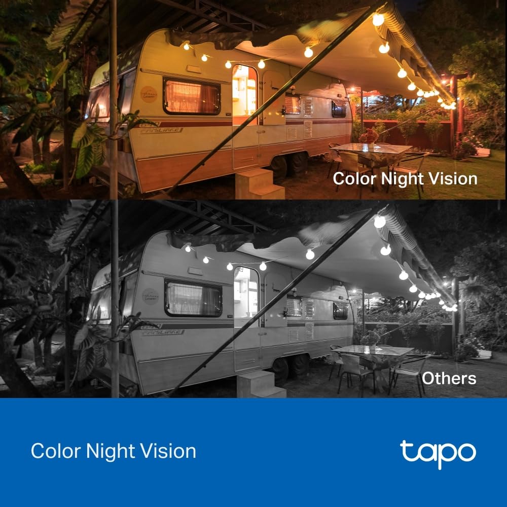 Tapo C410 KIT 2K(3MP) Caméra de Surveillance WiFi Extérieure sans Fil Solaire, Autonomie permanente de la Batterie, Personne Détection, Vision Nocturne en Couleur, IP65 Etanche, Aucune hub requis
