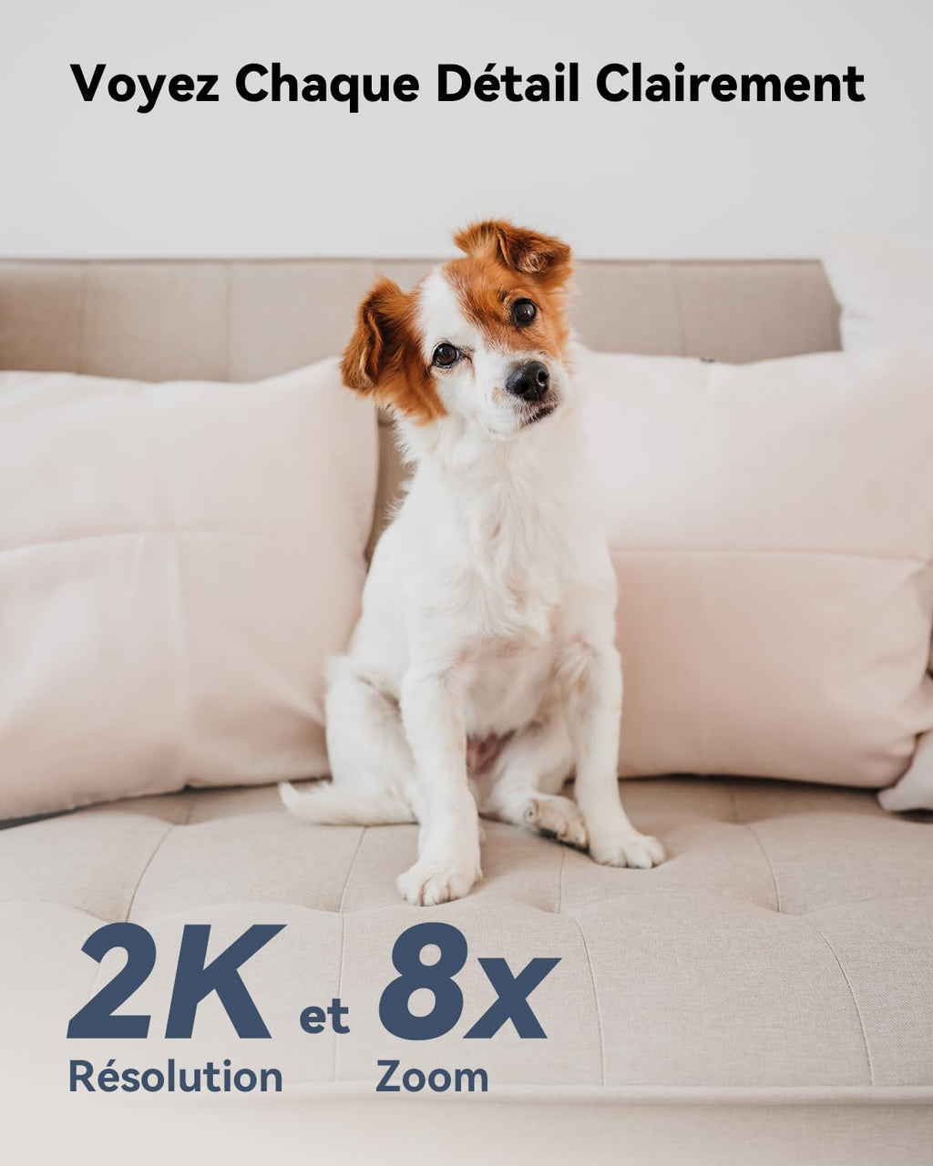 Imou 2K(3MP) Caméra Surveillance WiFi Intérieur 360°, Wi-Fi 6 Double-Bande(2.4G/5GHz), Vision Nocturne Couleur, Détection de Personnes/Animaux,Suivi Intelligent,Compatible Alexa pour Bébé/Chien/Maison