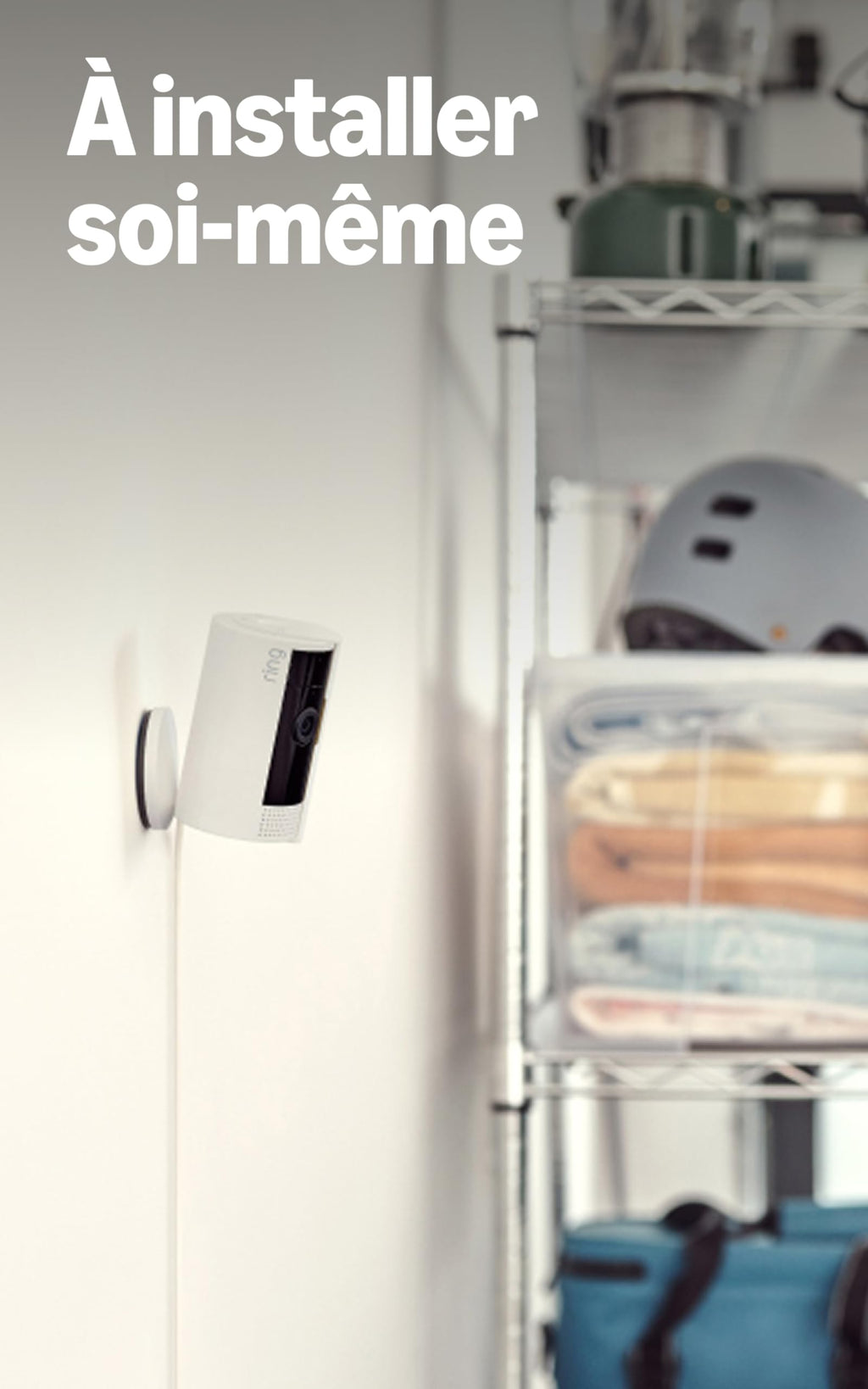 Ring Caméra intérieure (Indoor Camera 2e gén.) | Caméra de surveillance wifi sur secteur pour animaux, vidéo HD 1080p, audio bidirectionnel, cache de confidentialité | Essai Ring Home gratuit 30 j.