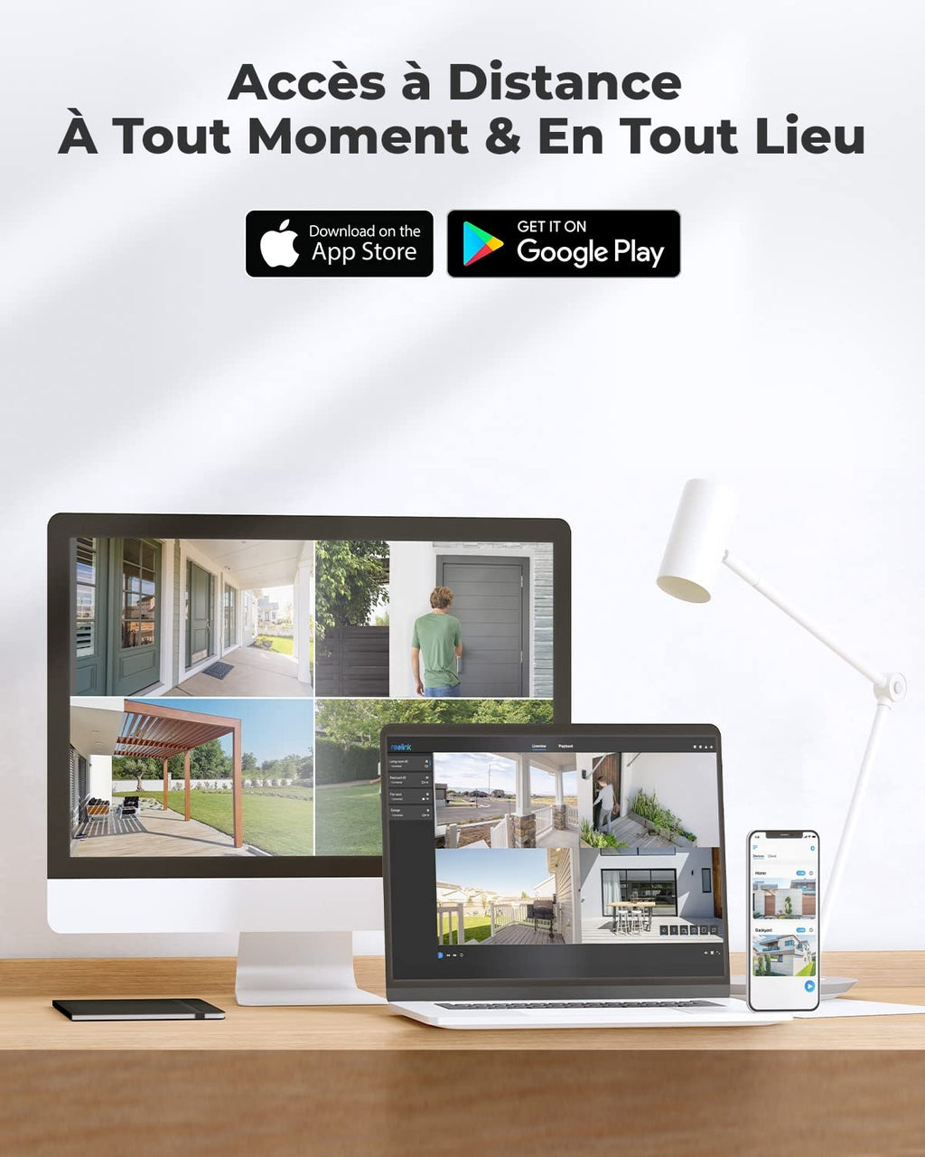 Reolink 5MP Caméra de Surveillance Extérieure PoE Dôme avec Détection Personne/Véhicule, Caméra IP avec Etanche IP67, Time Lapse, Fente pour Carte microSD, Vision Nocturne IR, Support Audio, RLC-520A