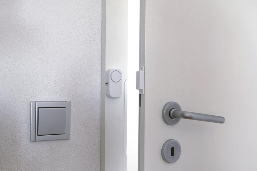 UNITEC Lot de 3 alarmes pour fenêtre et Porte avec Contact magnétique