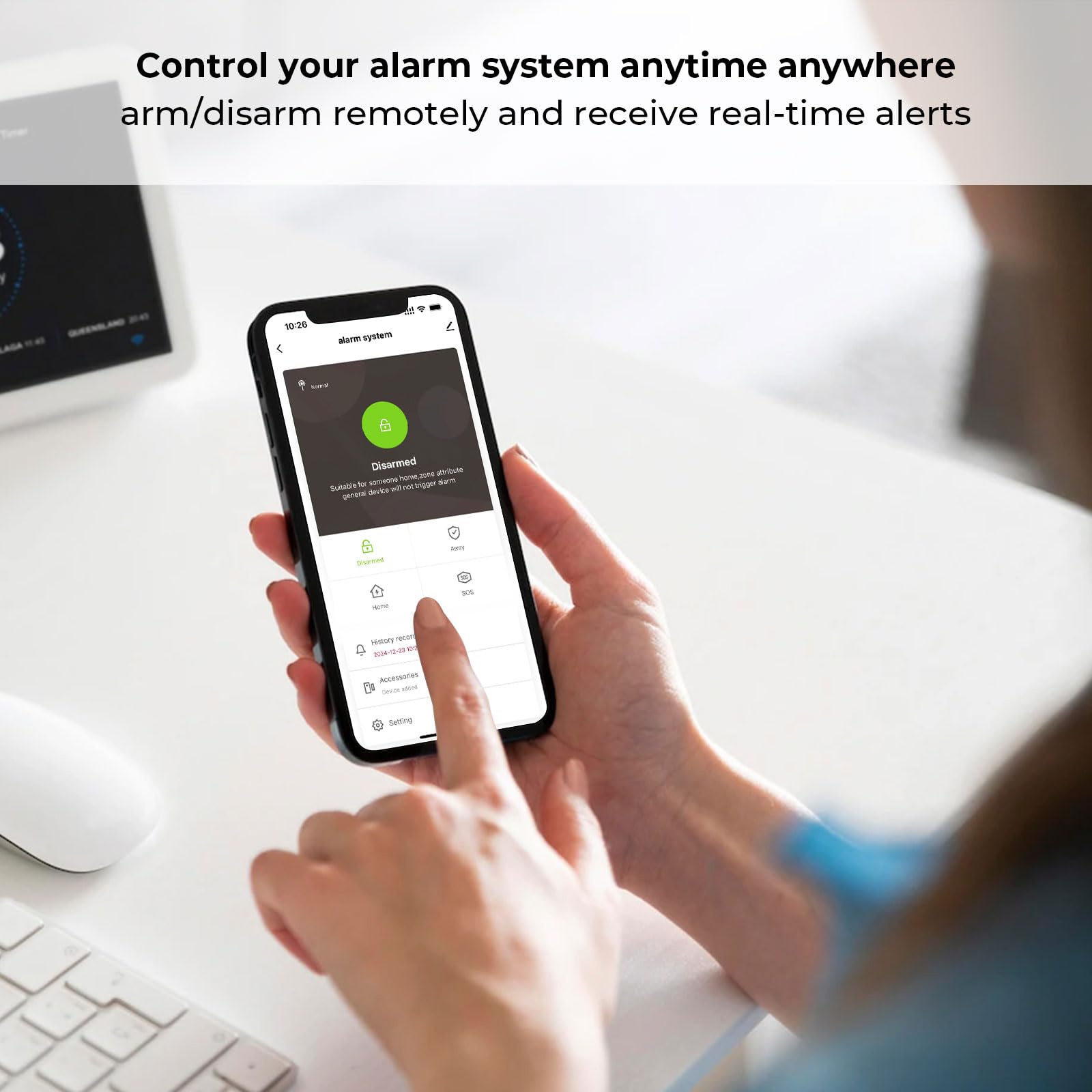 XNY Système d'alarme Maison sans Fil 4G avec Camera, Système de Sécurité Maison Wi-FI avec Contrôle APP, 25 Pièces: Détecteur de Mouvement, Télécommandes, Capteurs de Fenêtre et de Porte, Sirène