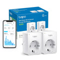 Tapo Matter Prise Connectée WiFi, Suivi de consommation, 16A Type E, Compatible avec Alexa, Google Home et SmartThings, Contrôler le radiateur, le chauffage, Économie d'énergie, Tapo P110M 2-pack(FR)