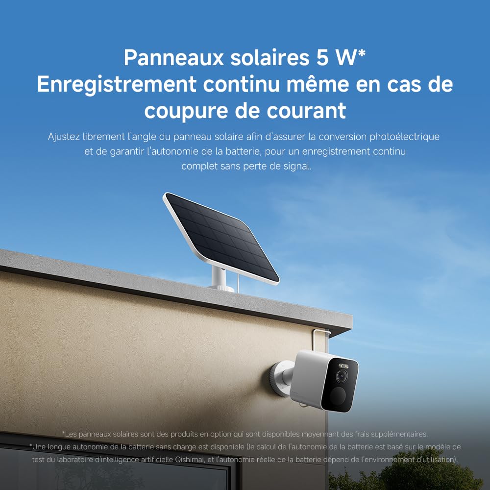 XIAOMI C201 1080p HD, caméra de sécurité, WiFi 6, 360° Panorama, Vision Nocturne Couleur, Protection Objectif, Audio bidirectionnel, babyphone, caméra Animaux, Compatible avec Alexa et Google