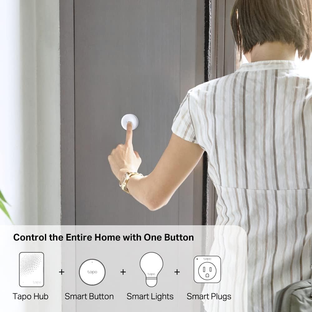 Tapo Détecteur de Mouvement Intelligent Tapo T110, pour la sécurité des fenêtres/Portes, durée de Vie de la Batterie de 1 an et Plus, Notification d'application instantanée, Hub requis