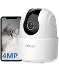Imou 2.5K(4MP) Caméra Surveillance WiFi Intérieur Caméra 360° Connectée Smartphone Détection Humaine AI Suivi Intelligent Sirène Audio Bidirectionnel Mode Privé Compatible Alexa pour Bébé/Animaux