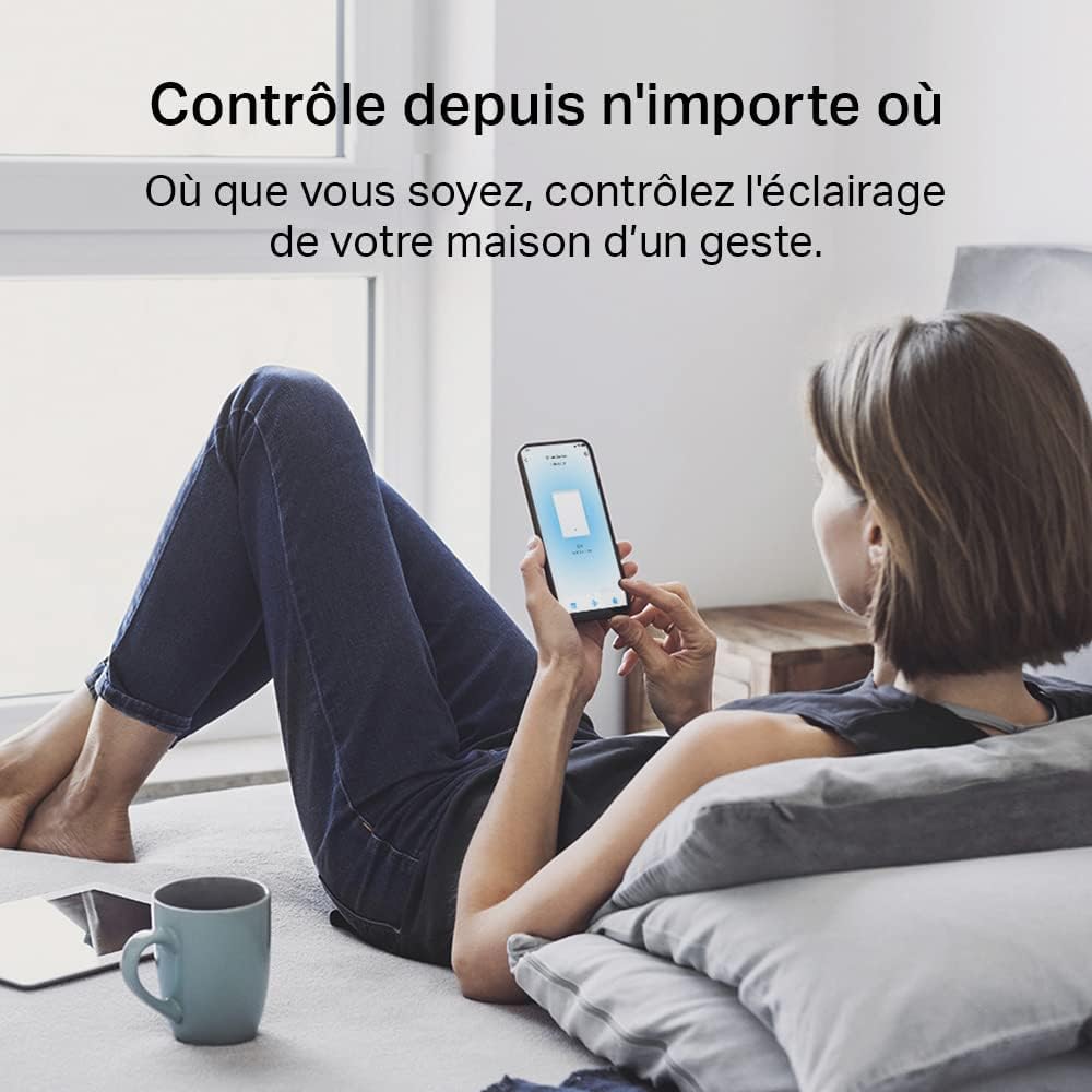 Tapo Détecteur de Mouvement Intelligent Tapo T110, pour la sécurité des fenêtres/Portes, durée de Vie de la Batterie de 1 an et Plus, Notification d'application instantanée, Hub requis