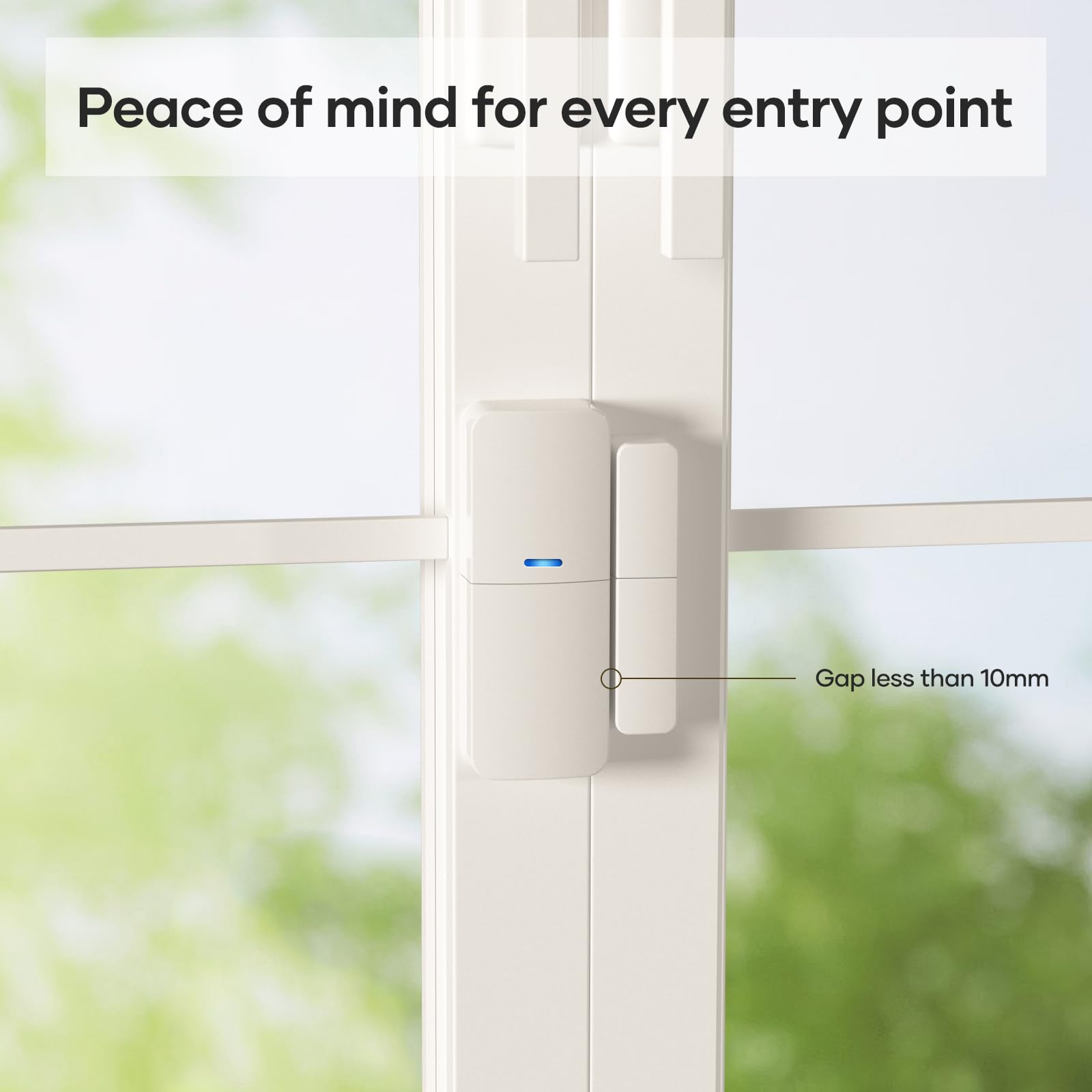 AGSHOME Kit Alarme Maison sans Fil avec Caméra WiFi 1080P, Système d’Alarme Connecté 9 Pièces, Sirène 120 DB, WiFi 2.4GHz, Compatible Alexa