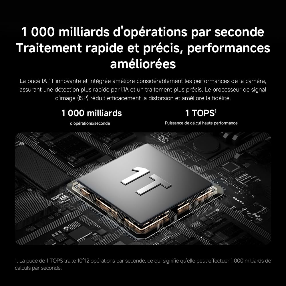 XIAOMI C201 1080p HD, caméra de sécurité, WiFi 6, 360° Panorama, Vision Nocturne Couleur, Protection Objectif, Audio bidirectionnel, babyphone, caméra Animaux, Compatible avec Alexa et Google