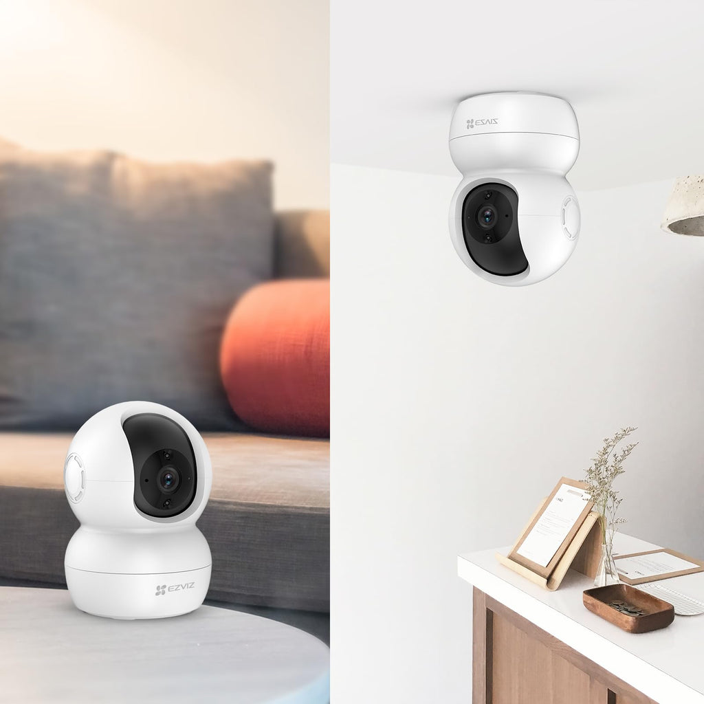 EZVIZ Caméra Surveillance WiFi Intérieure 360°, FHD 1080P, Camera WiFi 2.4Ghz, Vision Nocturne, Détection de Mouvement Suivi Intelligent, Audio Bidirectionnel, Compatible avec Alexa pour Bébé/Animaux