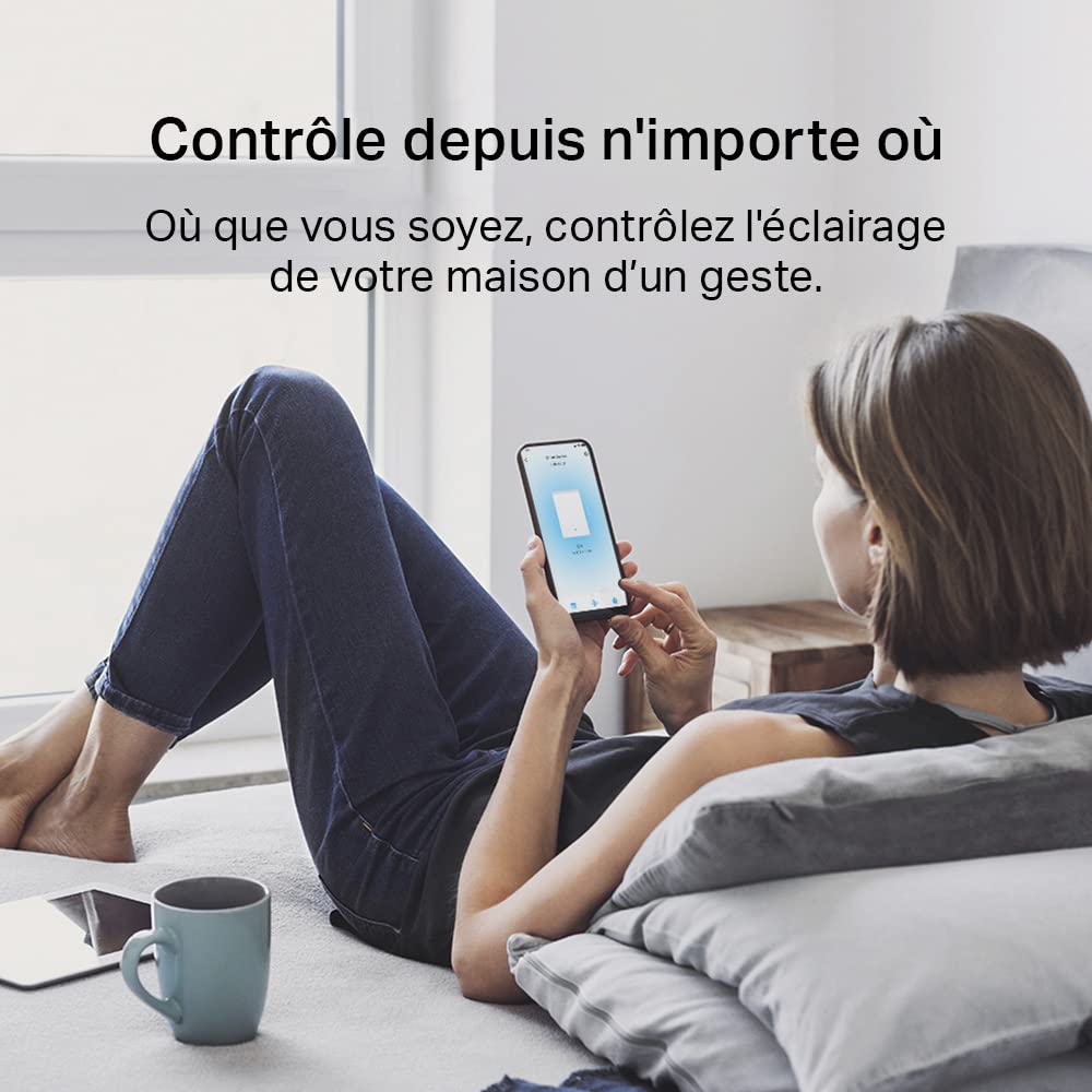 Tapo Détecteur de Mouvement Intelligent Tapo T110, pour la sécurité des fenêtres/Portes, durée de Vie de la Batterie de 1 an et Plus, Notification d'application instantanée, Hub requis