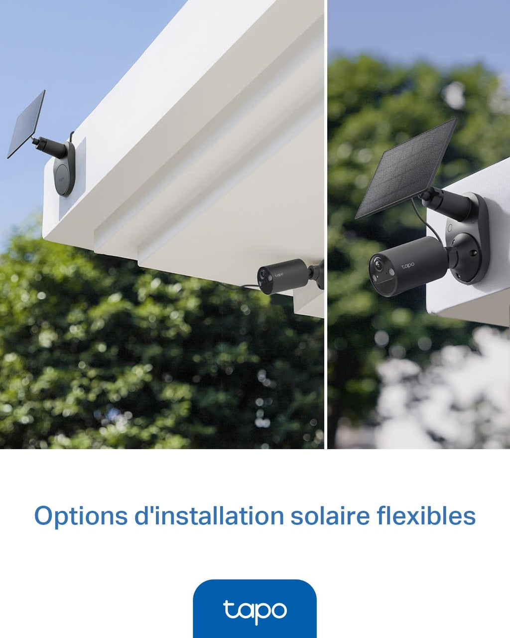 Tapo C410 KIT 2K(3MP) Caméra de Surveillance WiFi Extérieure sans Fil Solaire, Autonomie permanente de la Batterie, Personne Détection, Vision Nocturne en Couleur, IP65 Etanche, Aucune hub requis