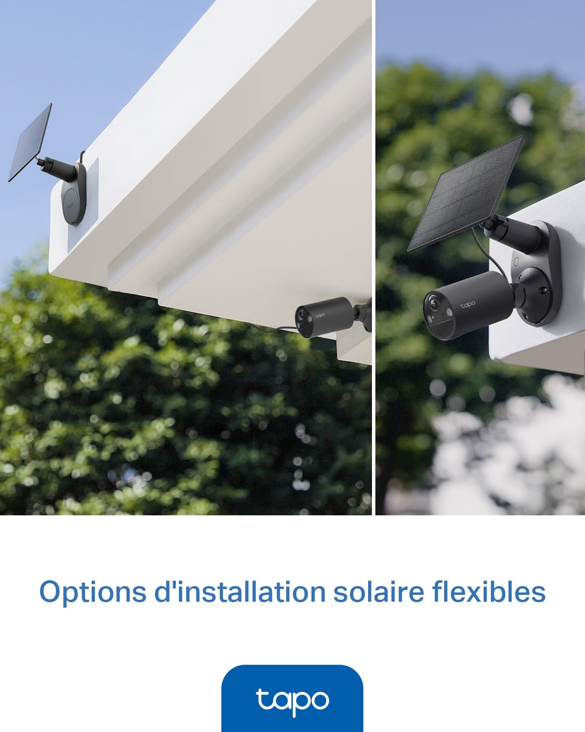 Tapo C410 KIT 2K(3MP) Caméra de Surveillance WiFi Extérieure sans Fil Solaire, Autonomie permanente de la Batterie, Personne Détection, Vision Nocturne en Couleur, IP65 Etanche, Aucune hub requis