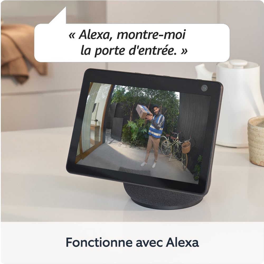 Ring sonnette vidéo sans fil (Battery Video Doorbell) avec vidéo HD en plan moyen + Nouvelle Ring caméra extérieure Plus sans fil (Outdoor Camera Plus)