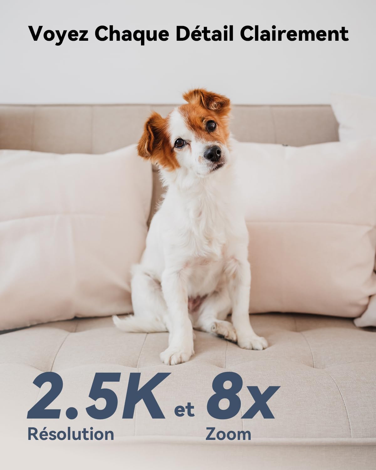 Imou 2K(3MP) Caméra Surveillance WiFi Intérieur 360°, Wi-Fi 6 Double-Bande(2.4G/5GHz), Vision Nocturne Couleur, Détection de Personnes/Animaux,Suivi Intelligent,Compatible Alexa pour Bébé/Chien/Maison