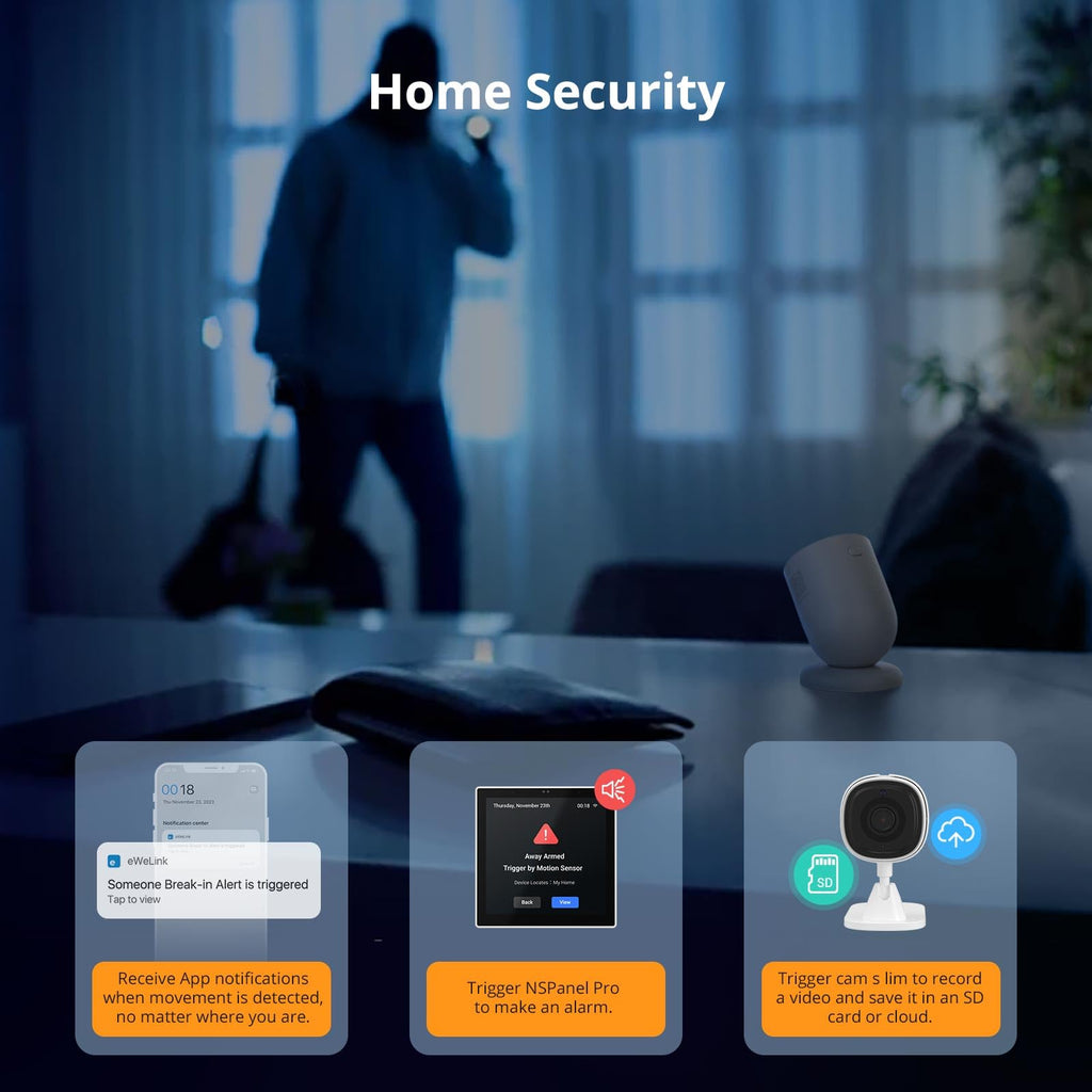 SONOFF SNZB-03P Détecteur de Mouvement ZigBee, Detecteur ZigBee 3.0 Sans Fil, Détection 5 Secondes, Scène Intelligente, SONOFF Zigbee Bridge Requis, Piles Incluses, Compatible avec Alexa/Google Home