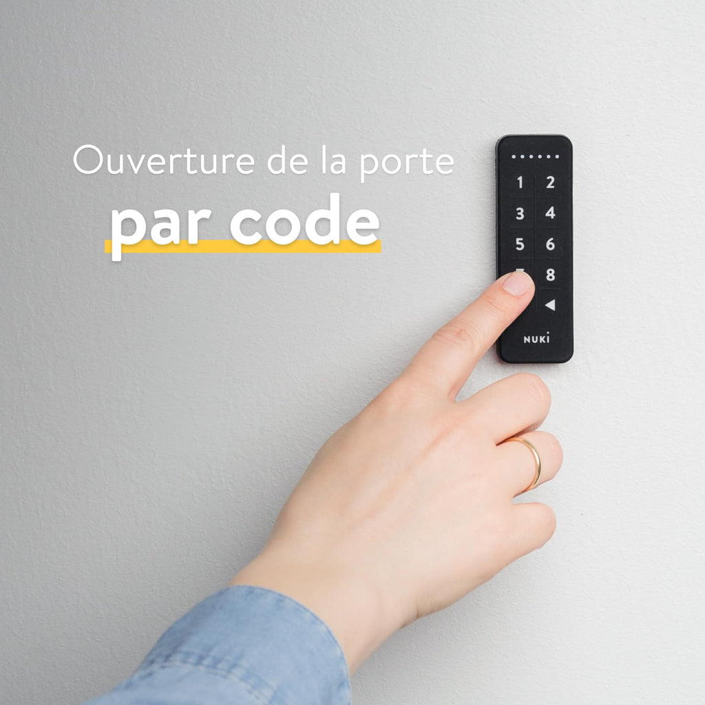 Nuki Smart Lock Go (2025) avec Bluetooth & Matter, serrure connectée transformant votre smartphone en clé, installation facile sans changer de cylindre – Smart Lock
