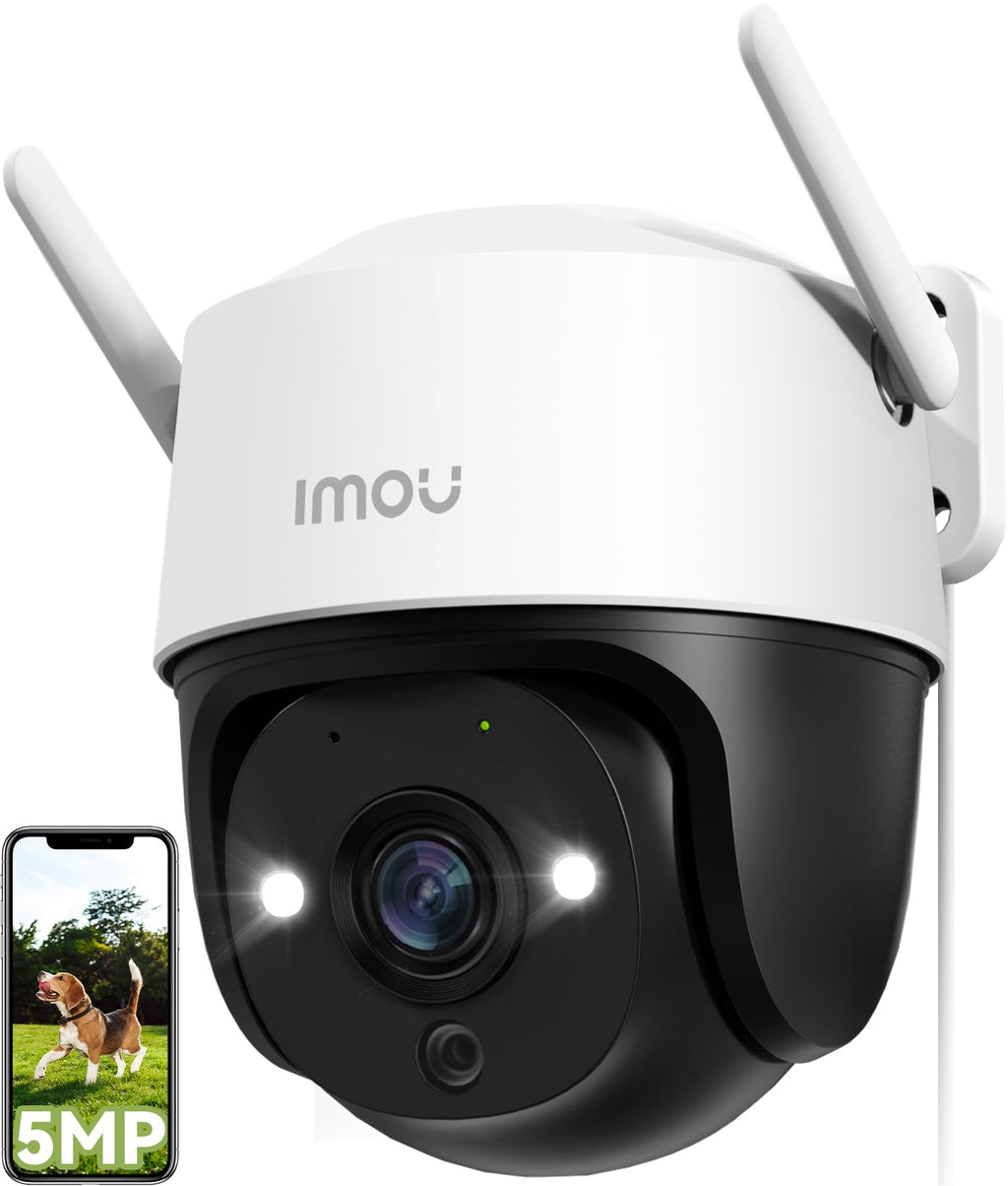 Imou 2K(3MP) Caméra Surveillance WiFi Extérieure 360°, Vision Nocturne Couleur 30M, Détection des Personnes et Véhicules, Suivi Intelligent, Étanche IP66, WiFi 2.4GHz et Wi-FI 6, Audio Bidirectionnel