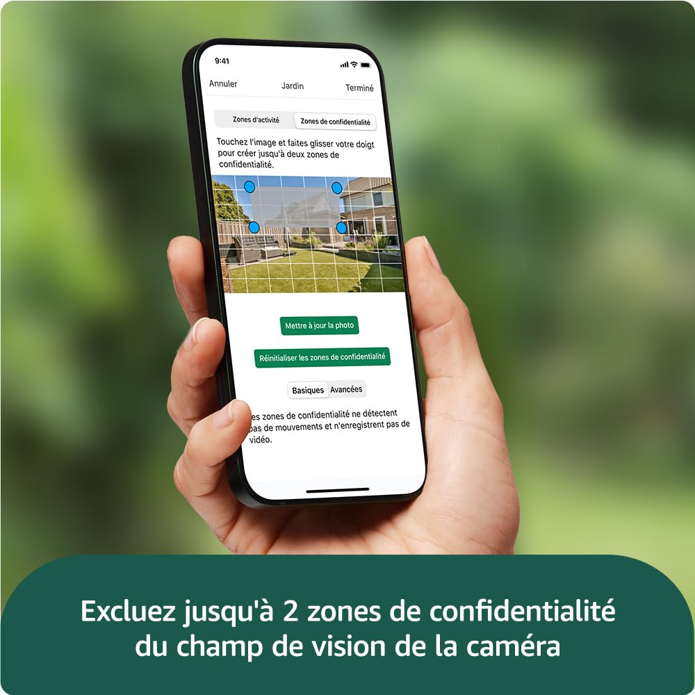 Caméra Blink Outdoor 4 : caméra de surveillance connectée HD sans fil, 2 ans d'autonomie, détection de mouvements avancée - caméra supplémentaire uniquement - IP65
