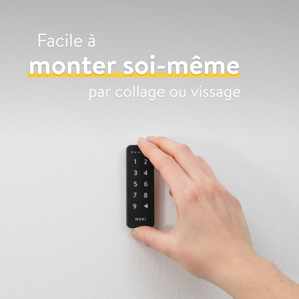 Nuki Smart Lock Go (2025) avec Bluetooth & Matter, serrure connectée transformant votre smartphone en clé, installation facile sans changer de cylindre – Smart Lock